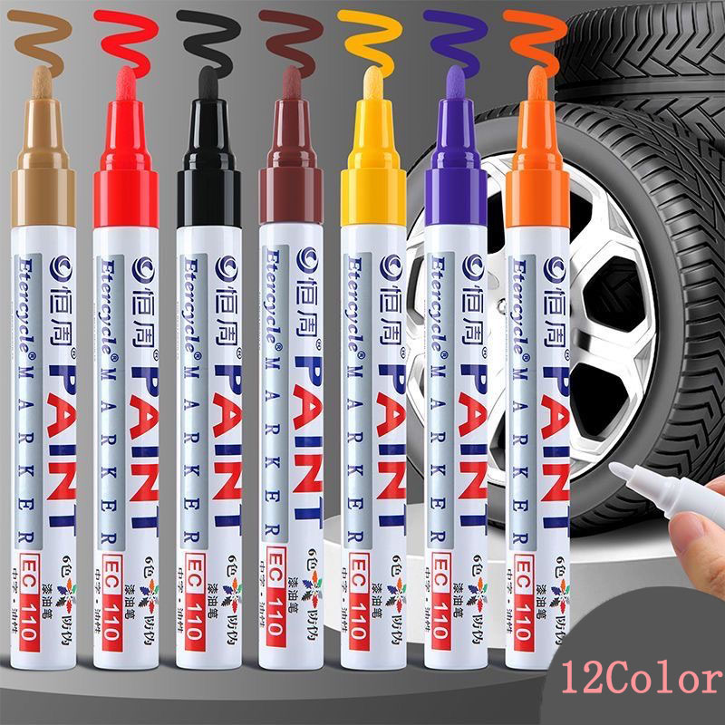 Garden Row Marker - 6Pcs Colorful Permanent White Paint Marker