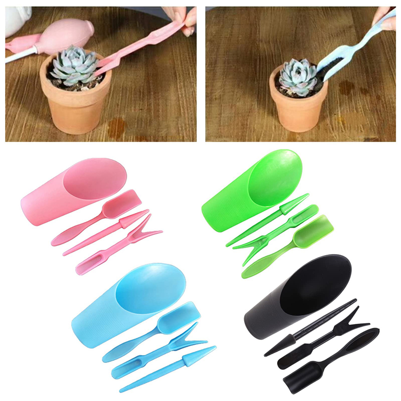 Gardening Tools Shovel - 4Pcs Garden Planter Kit Sowing Shovel
