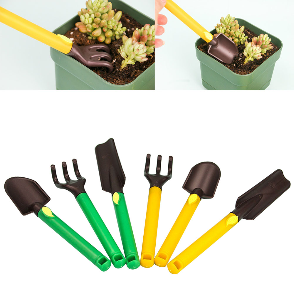 Gardening Tools For Toddlers - 3pcs Kids Gardening Tools Kit Plastic