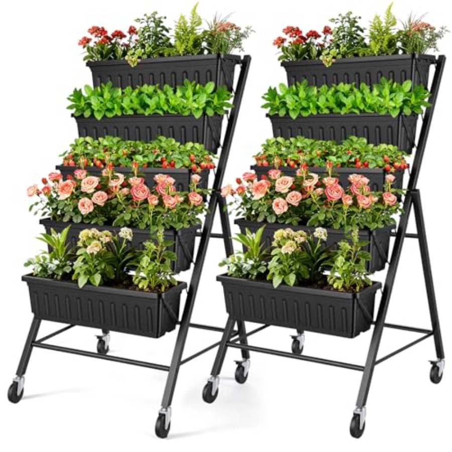 Raised Bed Planter Box - 2 Pack Vertical Raised Garden Bed