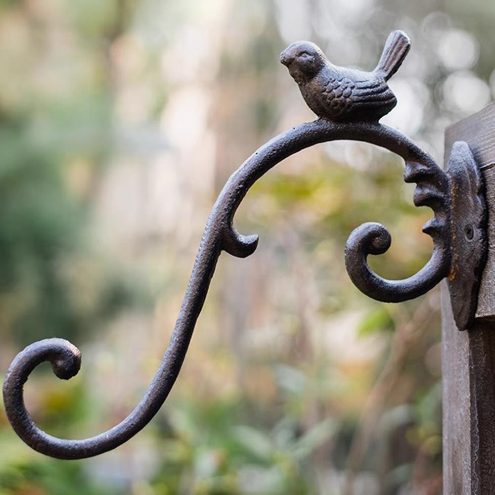 Gardening Tools Vintage - Vintage Iron Birdcage Wall Mount Hooks