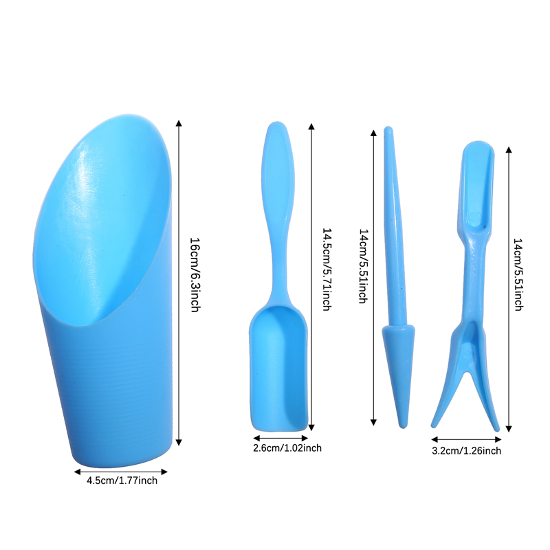 4pcs/set Plastic Durable Bucke - огляд і ціна Gardening Tools Shovel