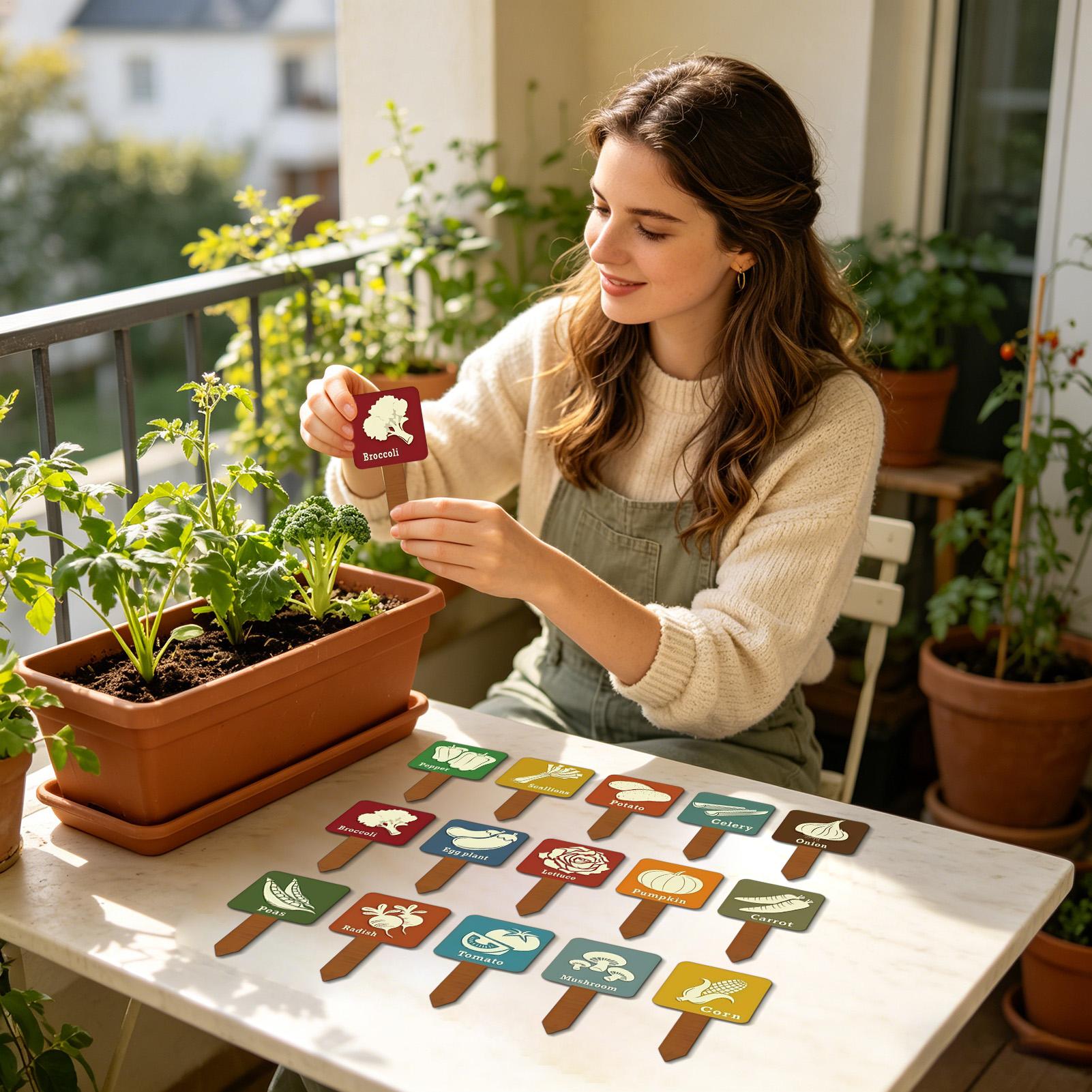 Garden Plant Markers 15 Pieces - огляд і ціна Garden Row Marker