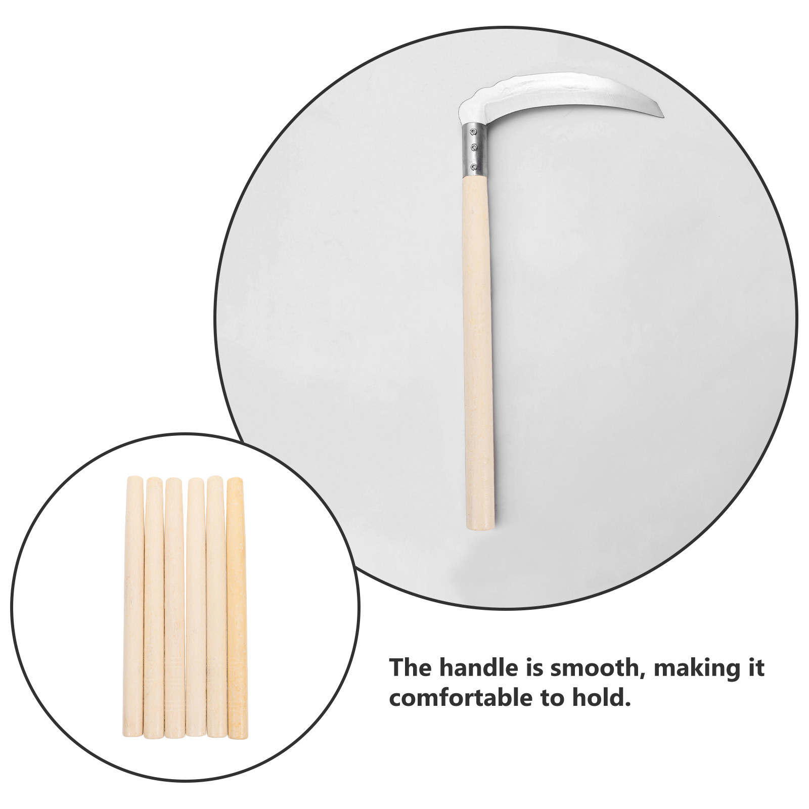 6Pcs Long Wooden Handle Set Fa - огляд і ціна Gardening Tools Shovel