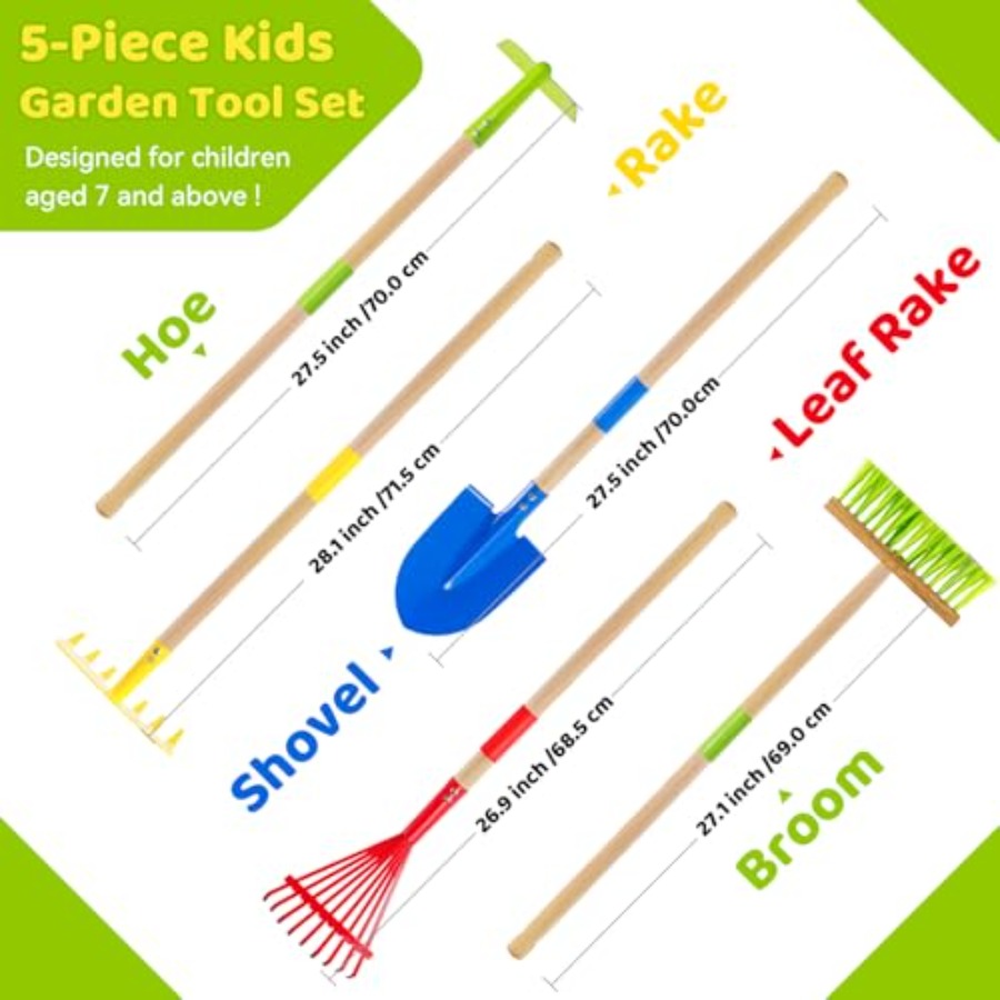 Garden Tool Set: Safe Toddler  - огляд і ціна Gardening Tools For Toddlers