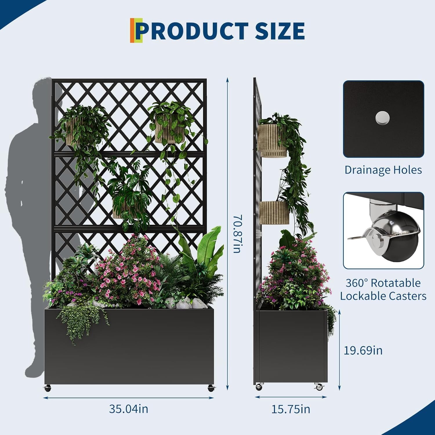 Galvanized Steel Raised Garden - огляд і ціна Raised Bed Planter Box