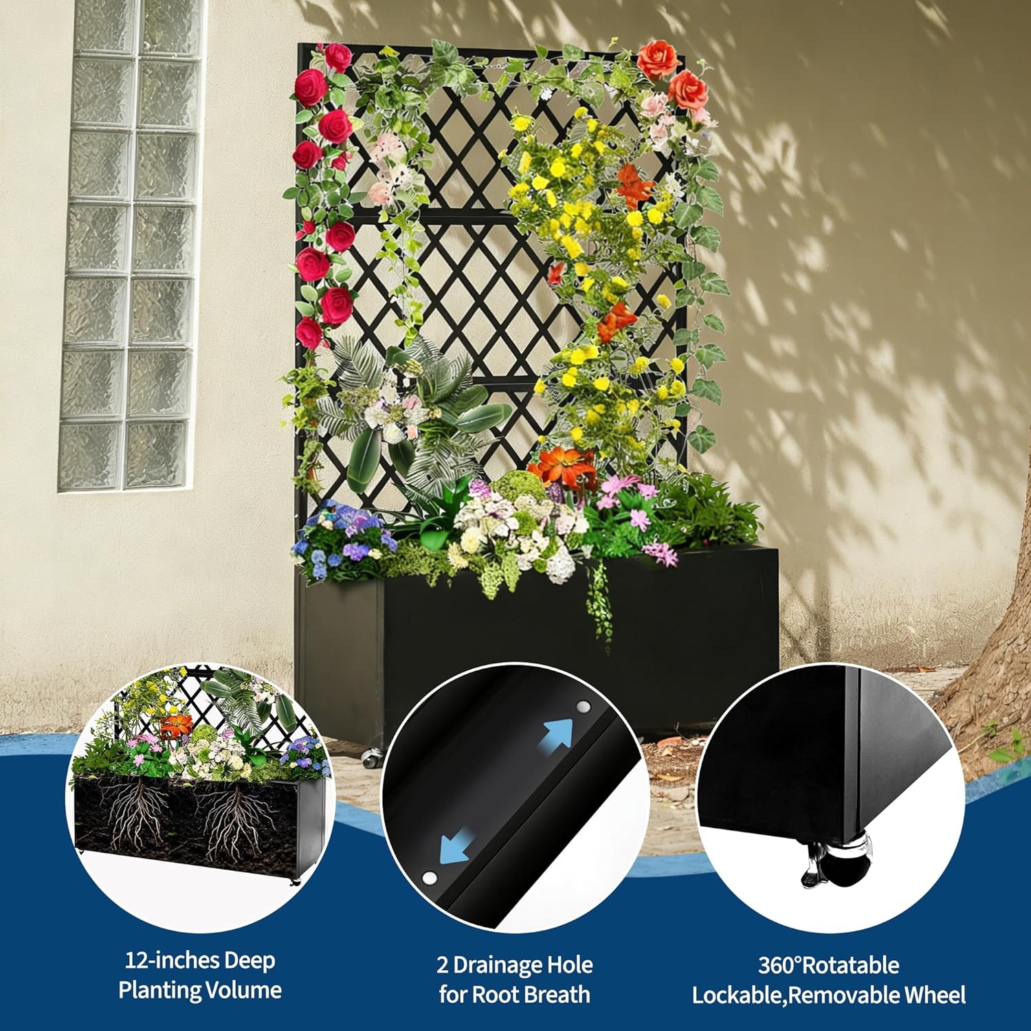 Galvanized Steel Raised Garden - огляд і ціна Raised Bed Planter Box