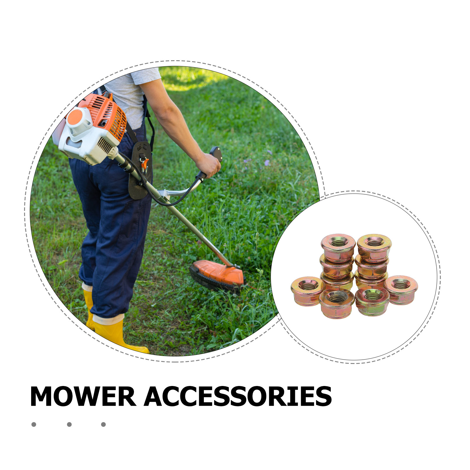 10Pcs Left-Hand Thread Lawn Mo - огляд і ціна Gardening Tools Hand