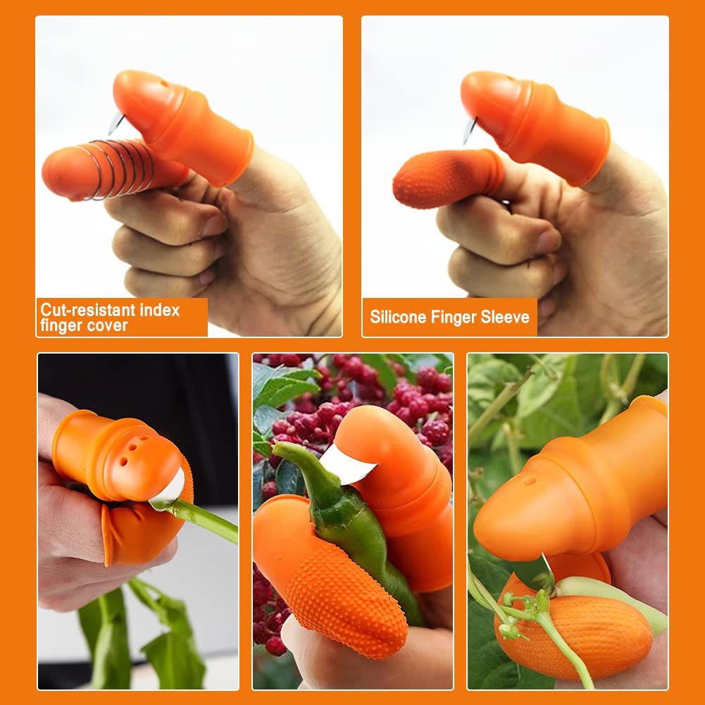 Gardening Silicone Thumb Knife - огляд і ціна Harvest Knife Garden