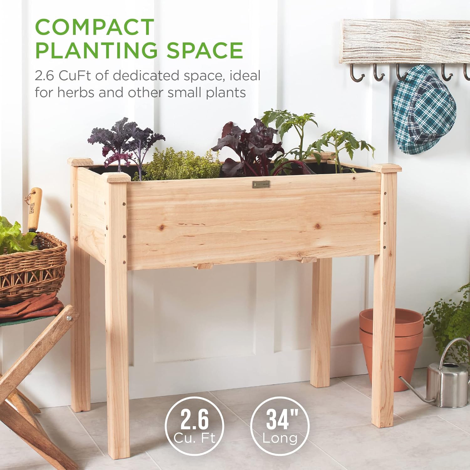 34x18x30in Raised Garden Bed,  - огляд і ціна Raised Bed Planter Box