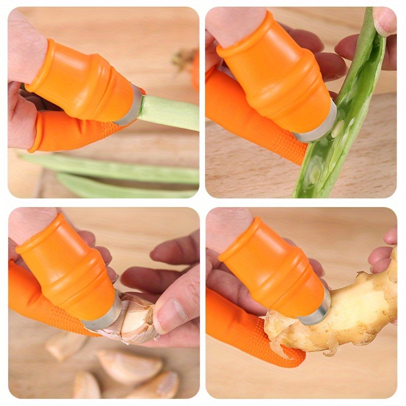 6pcs Garden Silicone Thumb Kni - огляд і ціна Harvest Knife Garden