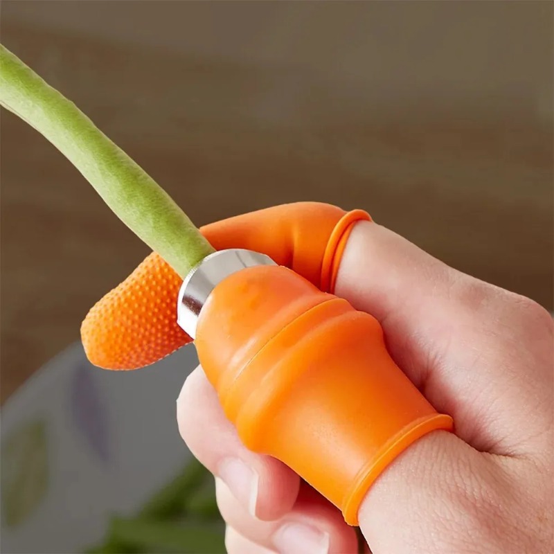 6pcs Finger Protector Silicone - огляд і ціна Harvest Knife Garden
