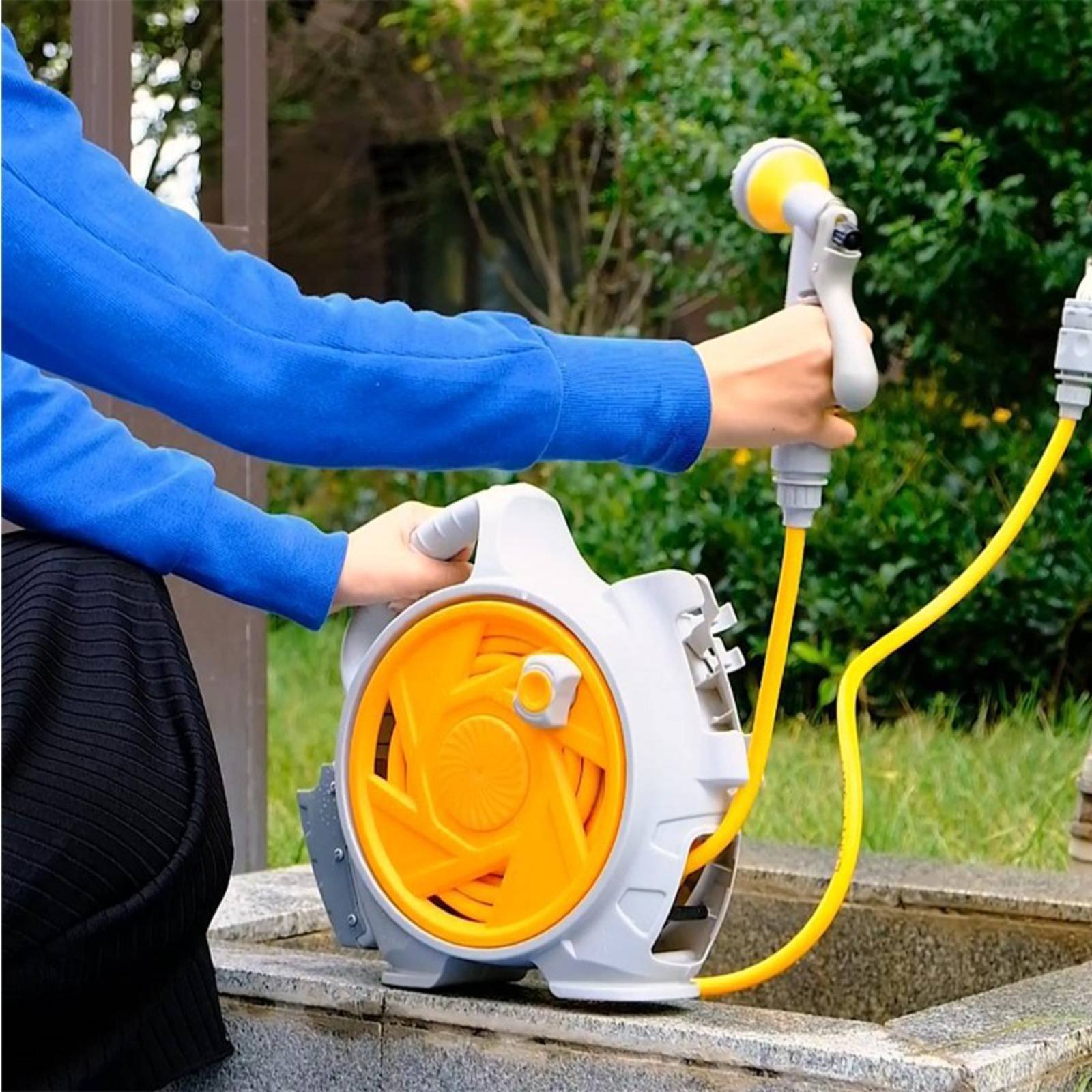 Hand-Carry Water Hose Reel sna - огляд і ціна Gardening Tools Hand
