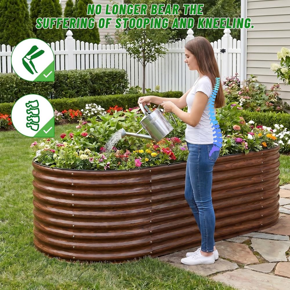 36 Tall Raised Garden Bed 8x4x - огляд і ціна Raised Bed Planter Box