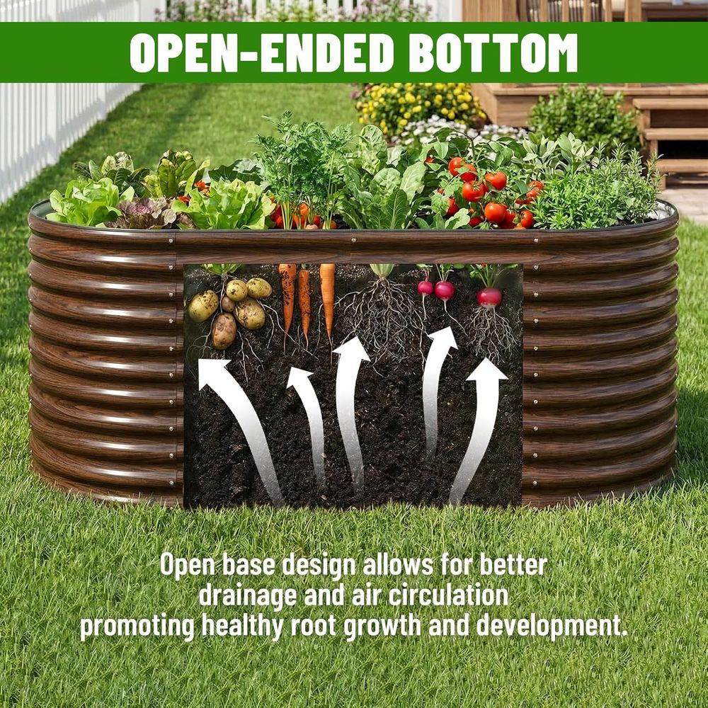 36 Tall Raised Garden Bed 8x4x - огляд і ціна Raised Bed Planter Box
