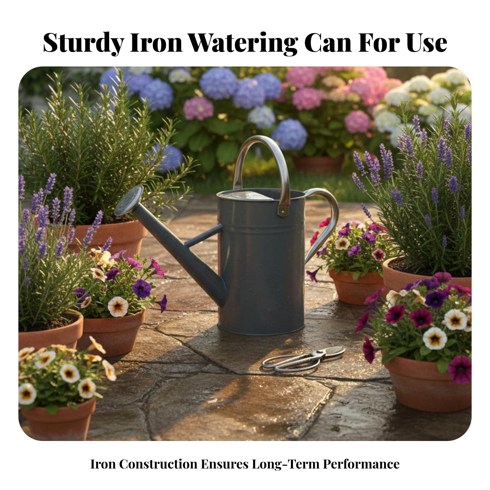 5L Garden Watering Pot Sturdy  - огляд і ціна Gardening Tools Vintage