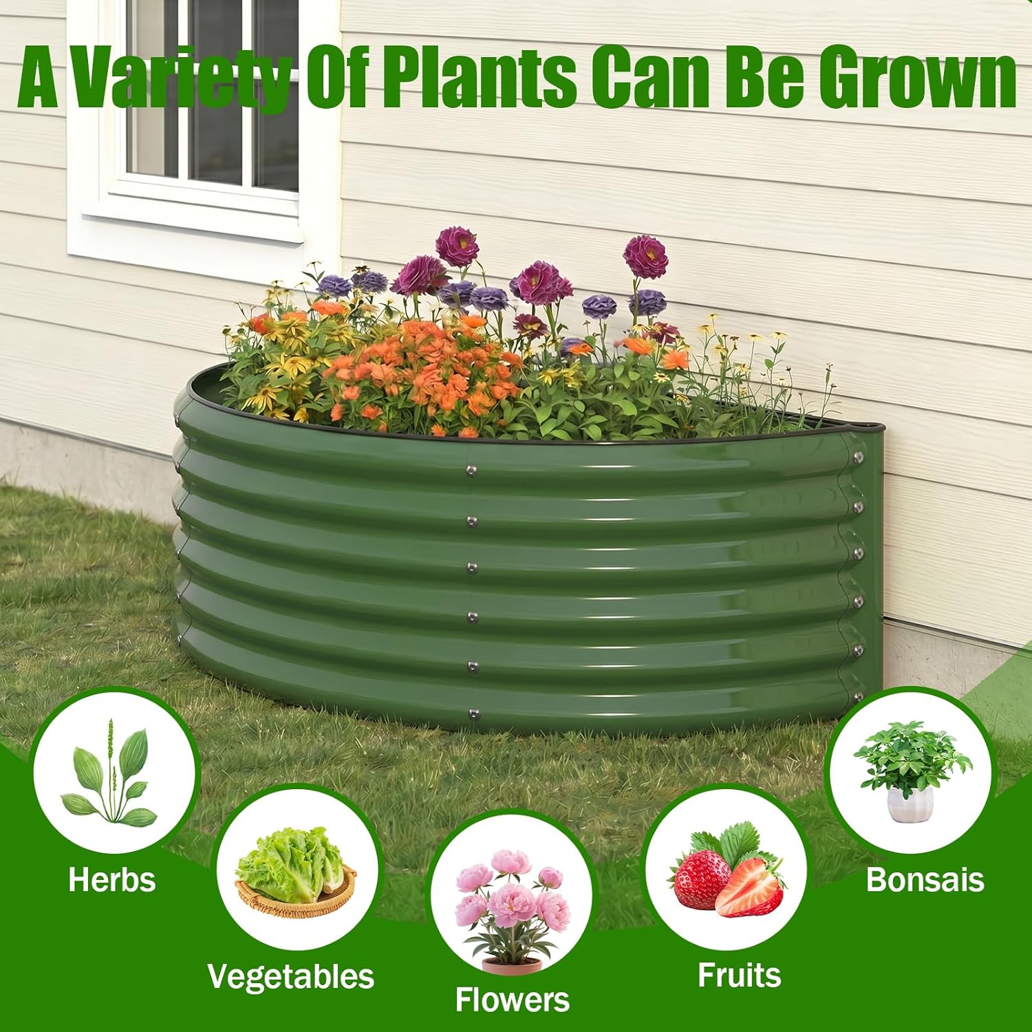 Galvanized Raised Garden Bed O - огляд і ціна Raised Bed Planter Box