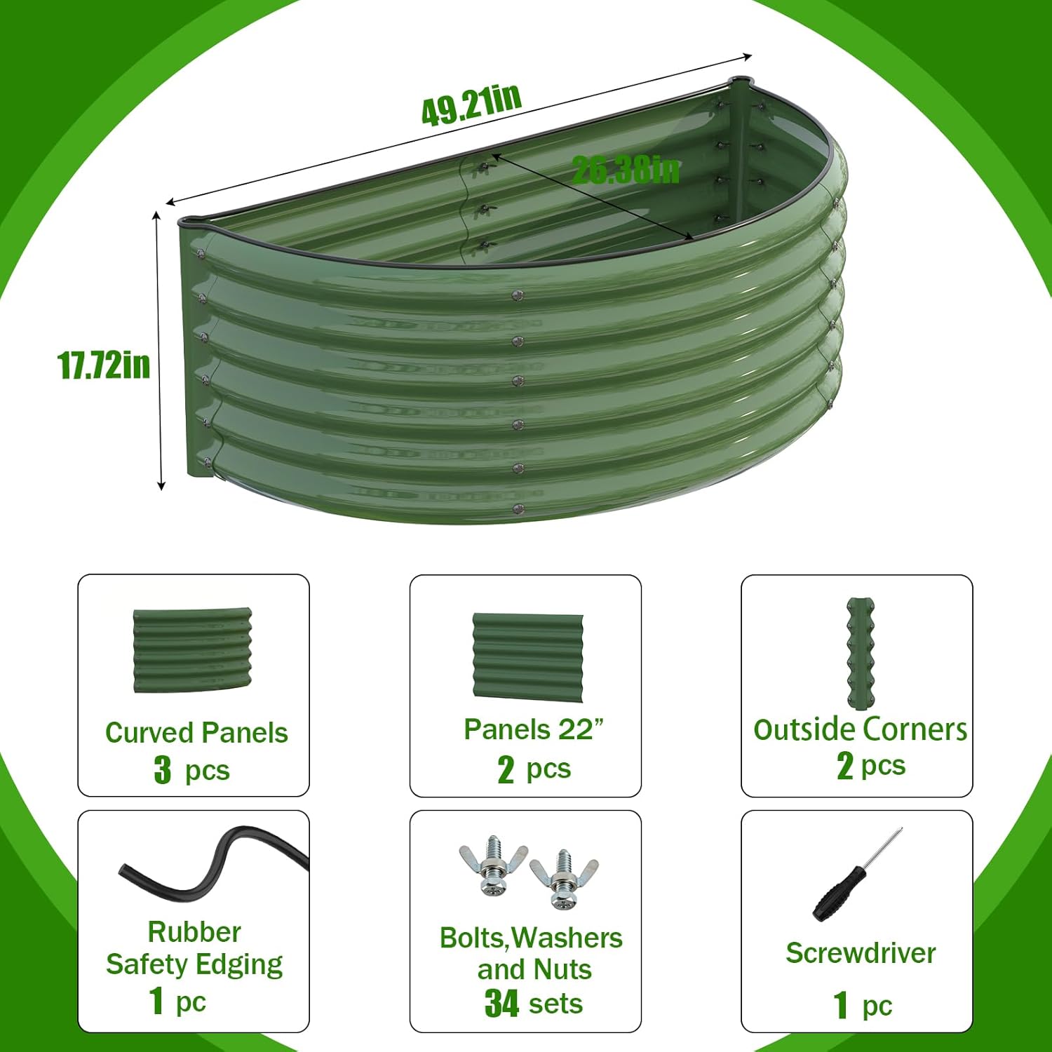 Galvanized Raised Garden Bed O - огляд і ціна Raised Bed Planter Box