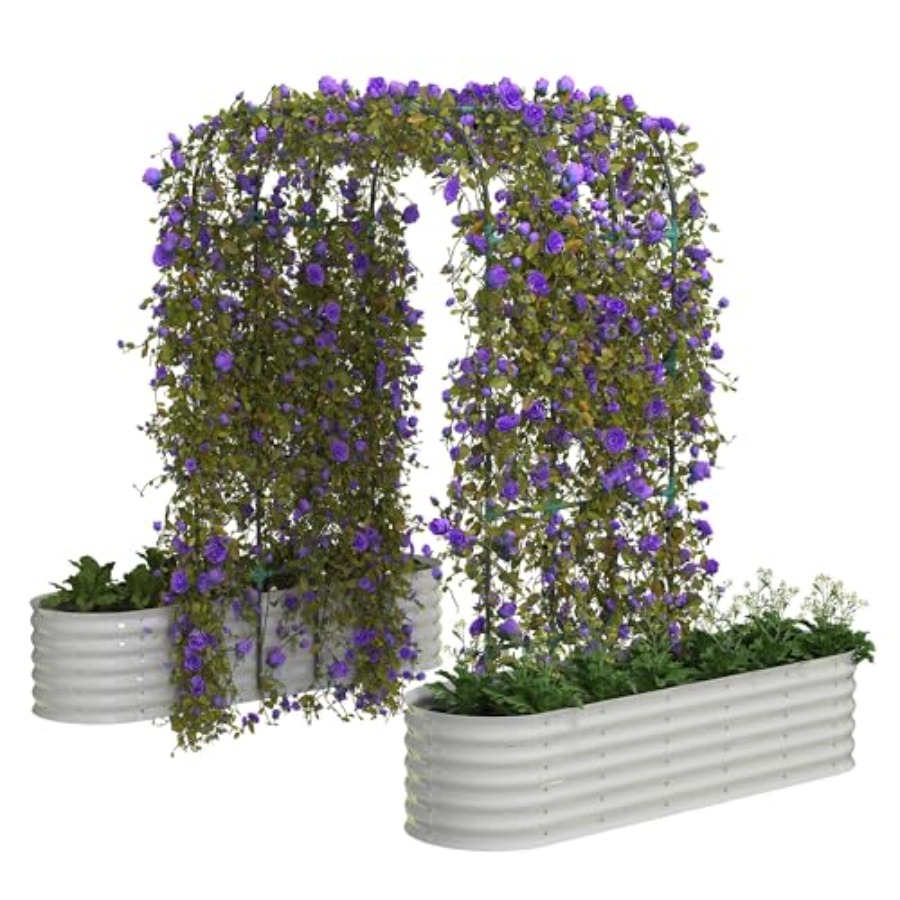 96 Tall Galvanized Raised Gard - огляд і ціна Raised Bed Planter Box