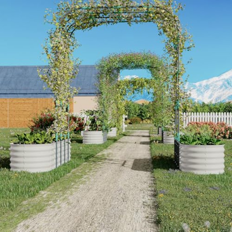 96 Tall Galvanized Raised Gard - огляд і ціна Raised Bed Planter Box