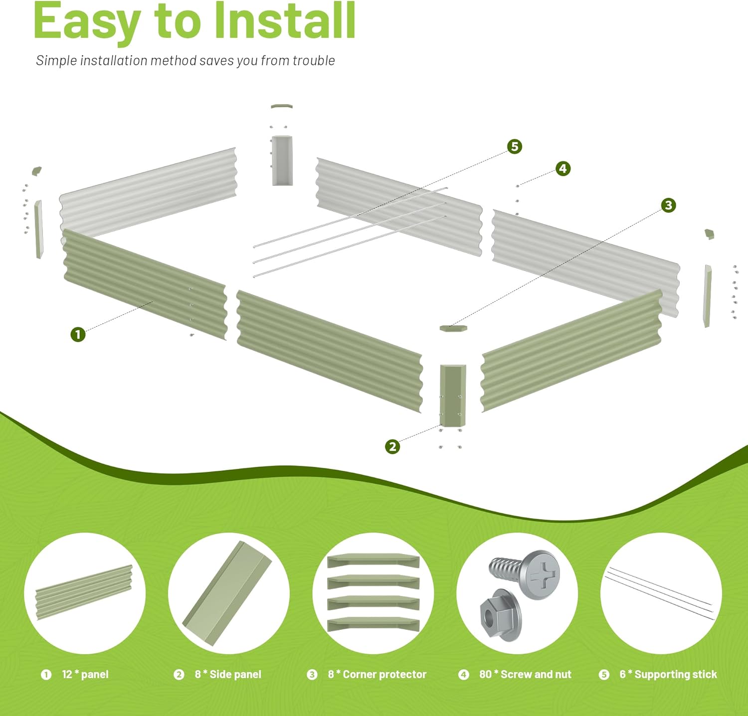 Outdoor Vegetable Gardening Me - огляд і ціна Raised Bed Planter Box