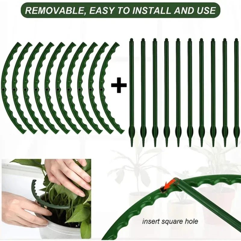 Plastic Plant Support Pile Sta - огляд і ціна Gardening Tools Holder