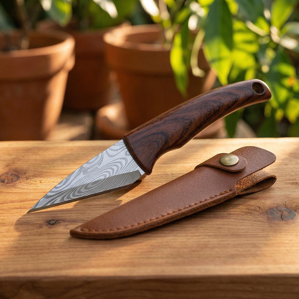 Sharp Grafting Knife with Wood - огляд і ціна Harvest Knife Garden