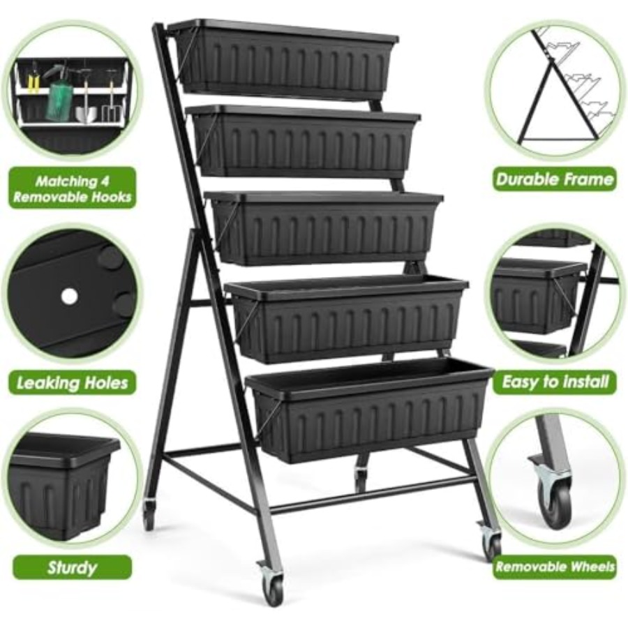 2 Pack Vertical Raised Garden  - огляд і ціна Raised Bed Planter Box