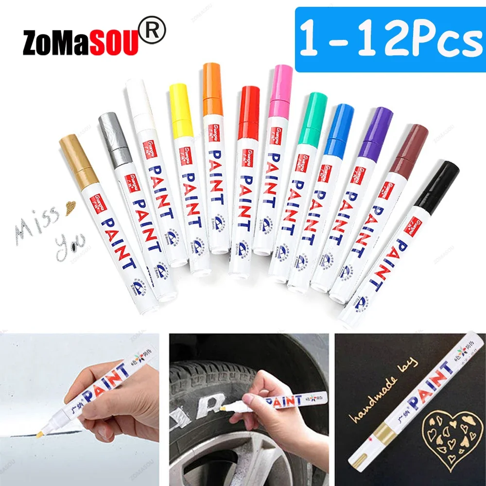 1-12Pcs White Permanent Paint  - огляд і ціна Garden Row Marker