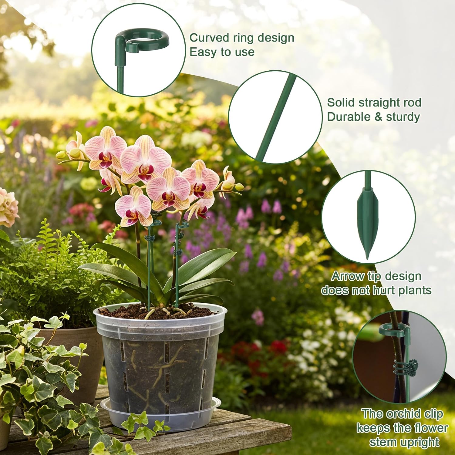 5/10pcs Plant Support Stakes P - огляд і ціна Gardening Tools Holder