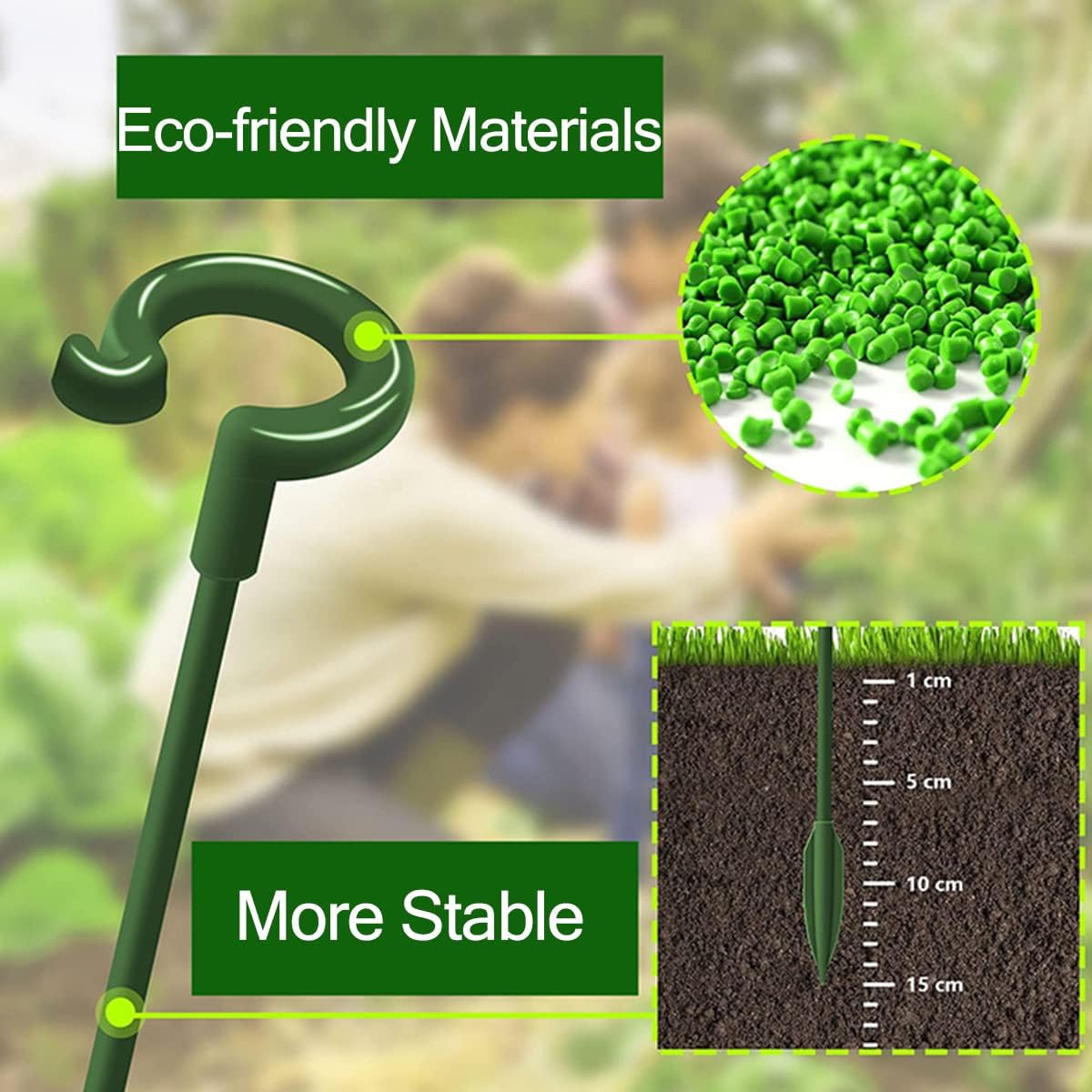 5/10pcs Plant Support Stakes P - огляд і ціна Gardening Tools Holder